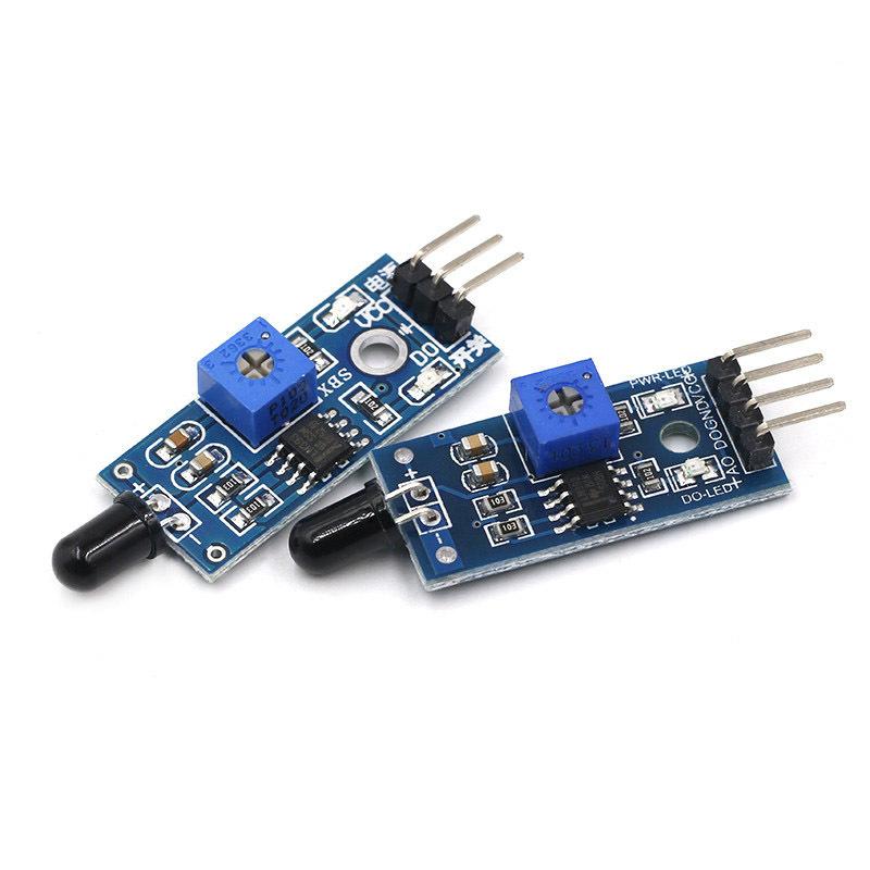 Useful Diy Electronics Projects - โมดูลเซ็นเซอร์ตรวจจับเปลวไฟแบบอินฟราเรด 3-4 สาย Smartsense ของขวัญที่เหมาะสำหรับผู้ที่ชื่นชอบงานอิเล็กทรอนิกส์ ใช้ในโครงการสัญญาณเตือนไฟไหม้
