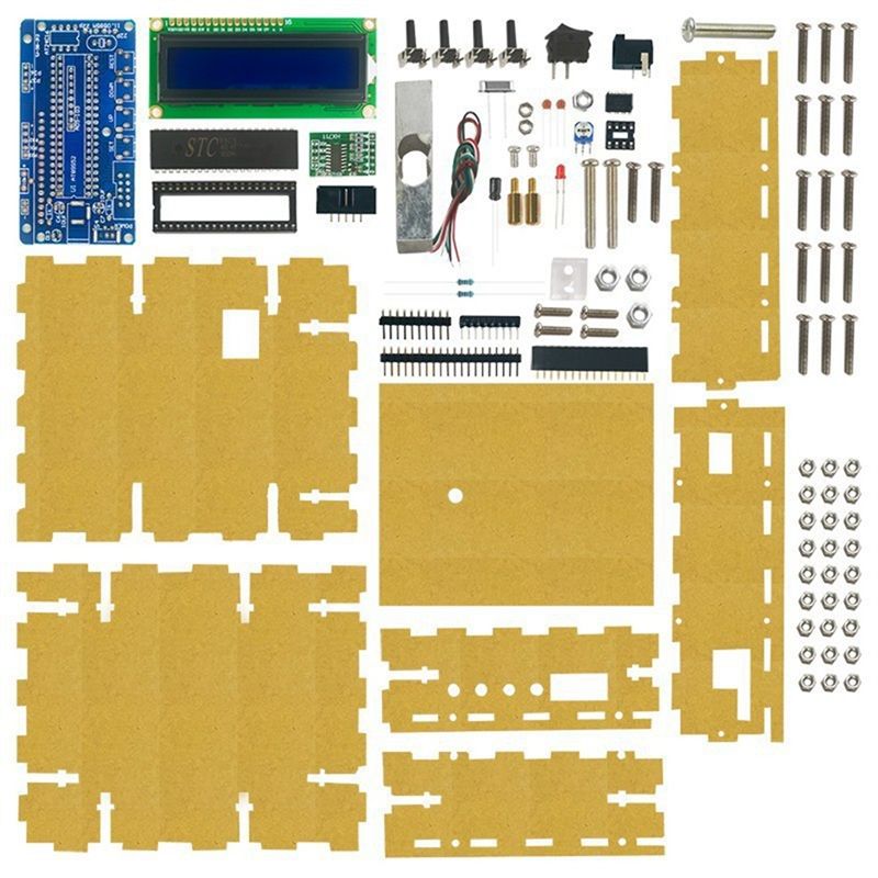 Diy Electronics Load Cell - ชุดคิทเครื่องชั่งอิเล็กทรอนิกส์ A01E-Microcontroller พร้อมขาตั้ง โหลดเซลล์ อุปกรณ์ทดลองวงจร แผงวงจรประกอบเอง