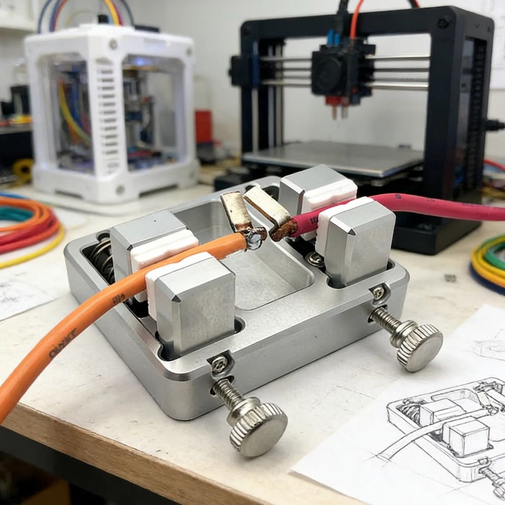 Diy Electronics Hobby - อุปกรณ์เชื่อมอะลูมิเนียมแบบปรับได้ สถานีบัดกรีสำหรับงานหนัก ตัวหนีบเชื่อมอเนกประสงค์ แข็งแรง ทนทาน สำหรับงาน