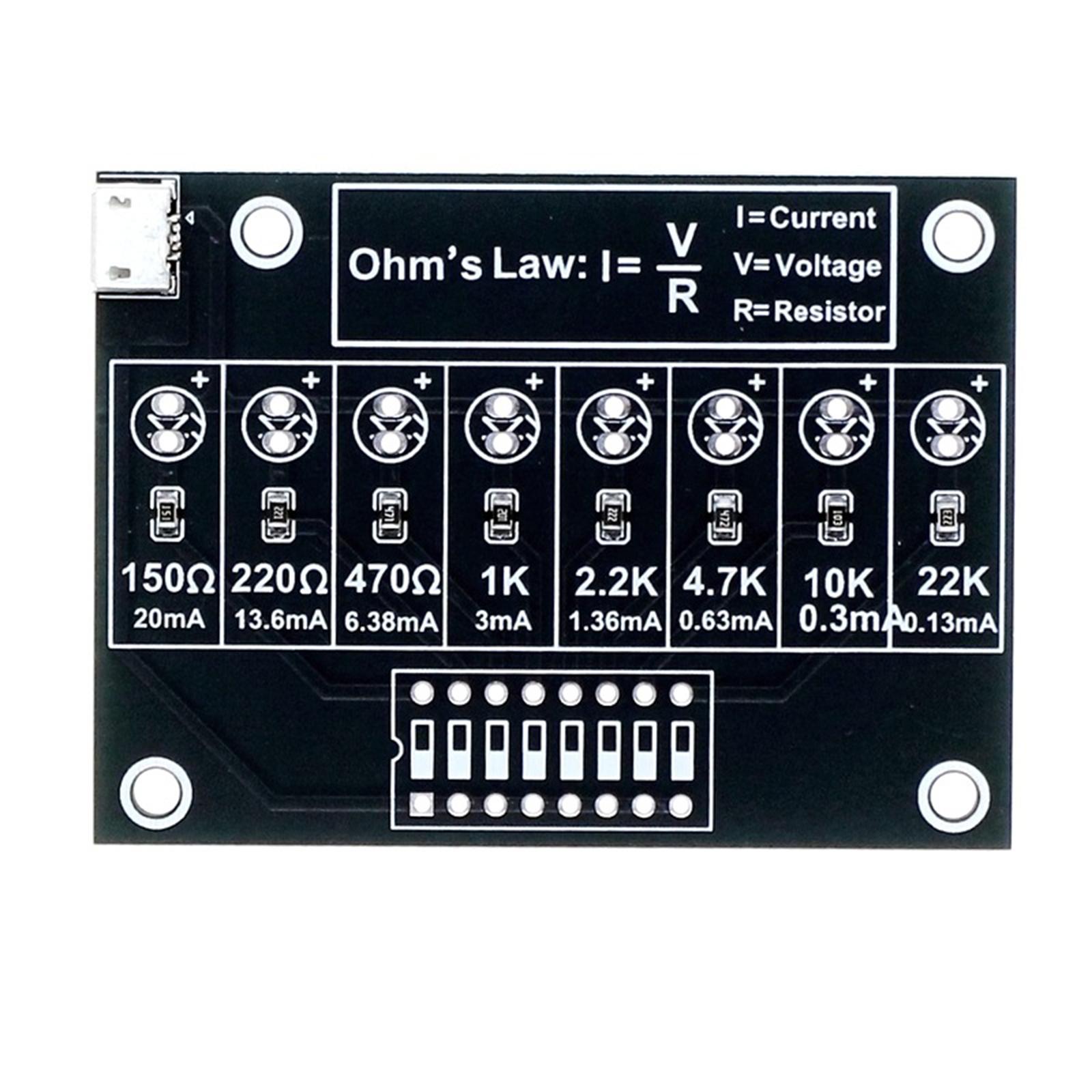 Diy Electronics Projects - ชุดฝึกหัดบัดกรี DIY ชุดเชื่อมวงจรอิเล็กทรอนิกส์ ชุดฝึกอบรมวงจร ชุดเรียนรู้ตัวต้านทาน สำหรับนักศึกษาวิทยาลัย