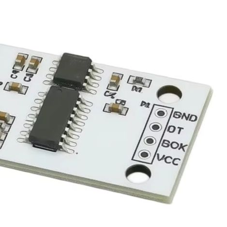 Diy Electronics Load Cell - 5 ชิ้น HX711 ช่องสัญญาณคู่ 24 บิตโมดูลเซ็นเซอร์ชั่งน้ำหนักพร้อมตัวควบคุมแรงดันไฟฟ้า