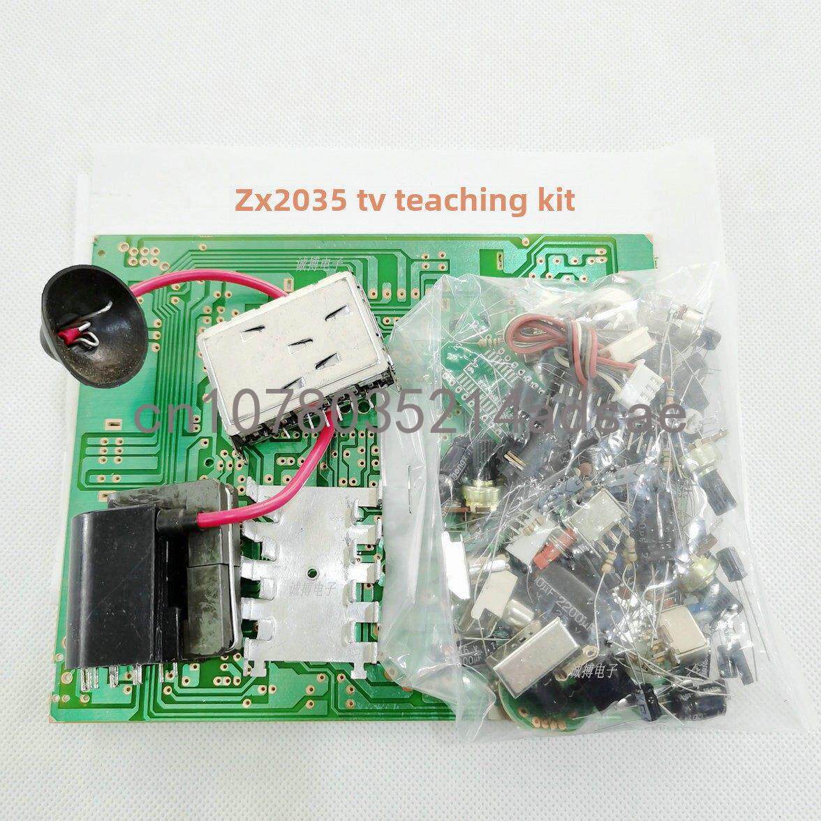 Diy Electronics Projects - ชุดเมนบอร์ดทีวีขาวดำขนาด 5.5 นิ้ว / อะไหล่ ชุดอุปกรณ์สอนงานอิเล็กทรอนิกส์