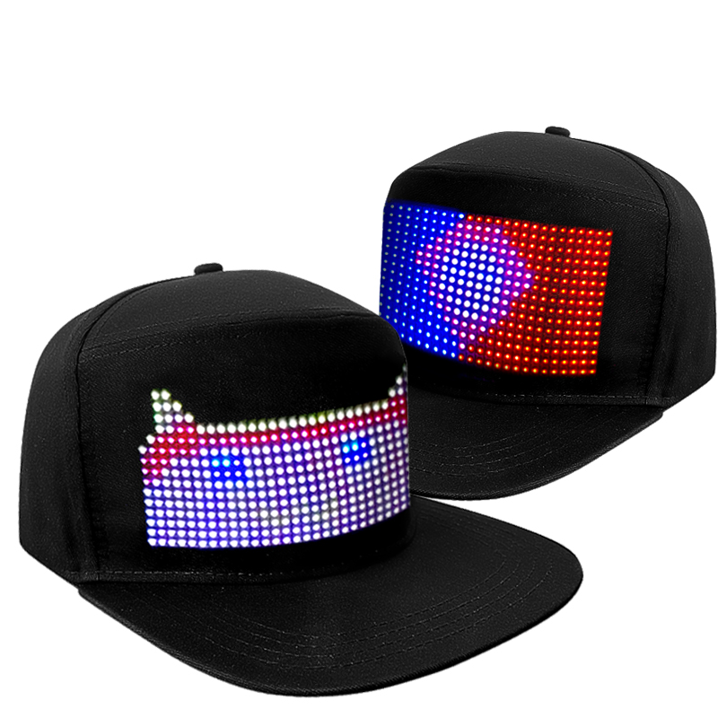 Diy Electronics Logo - หมวกแสดงผล LED อัจฉริยะ ควบคุมผ่านแอพ DIY สร้างบรรยากาศปาร์ตี้