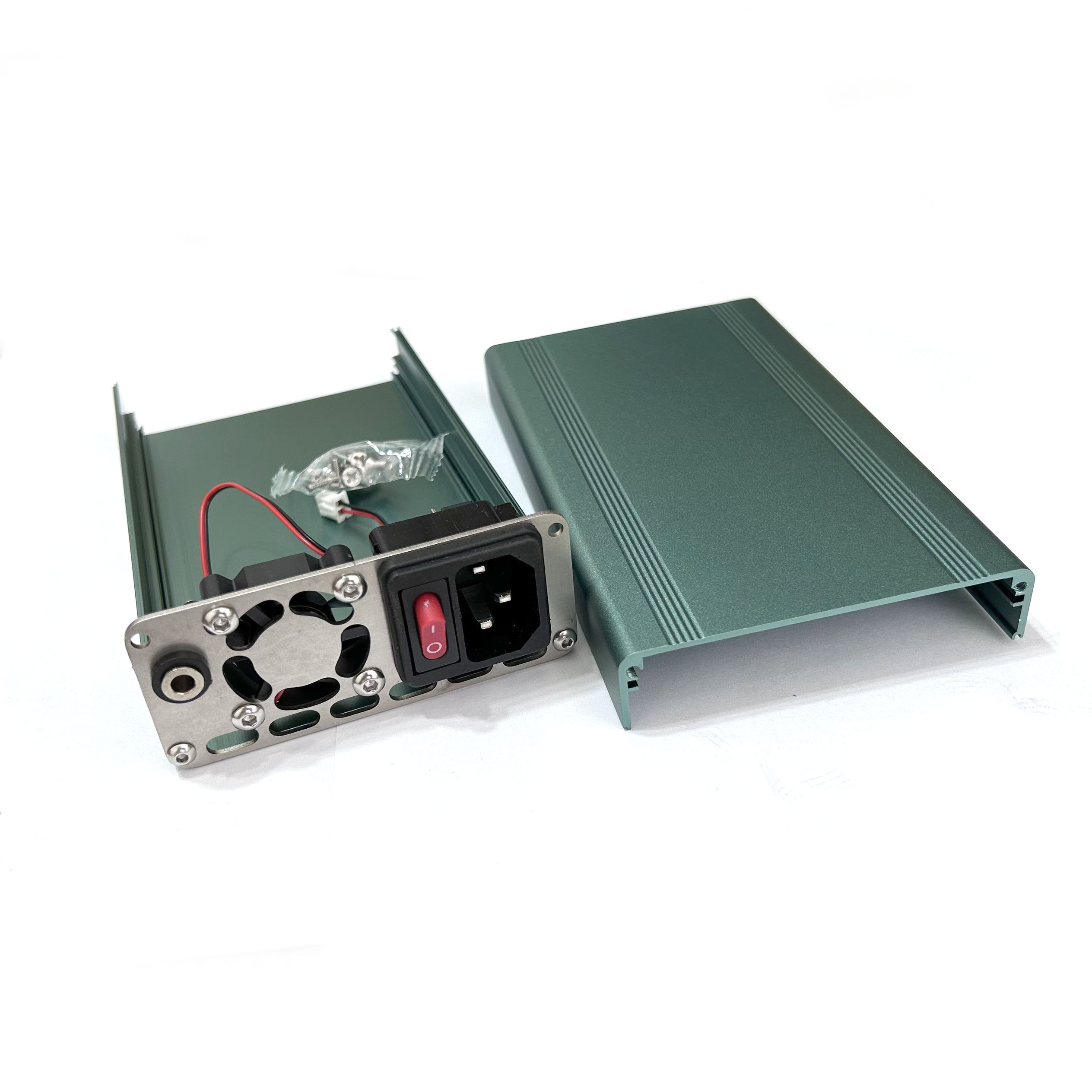 Diy Soldering Station No Electronics - เคสอะลูมิเนียมขนาด 38x88x150 มม. พร้อมหัวแร้ง 8838 และพัดลม
