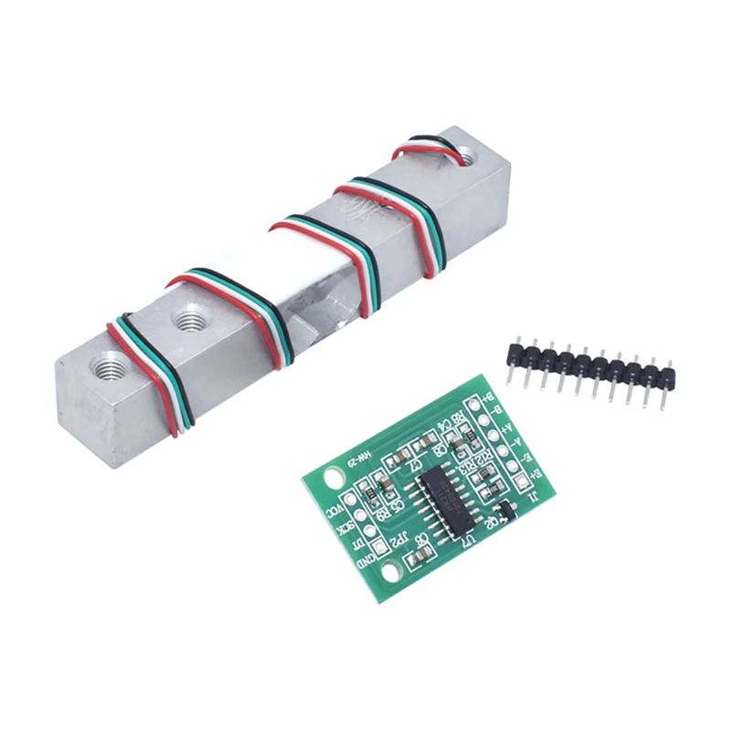 Diy Electronics Load Cell - ชุดเซ็นเซอร์วัดน้ำหนักดิจิตอล AC57-Precision ความแม่นยำสูง 1 กก. พร้อมโมดูล