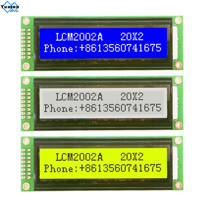 I2C Lcd Display - โมดูลจอแสดงผล LCD 20X2 I2C 2002A ที่เข้ากันได้