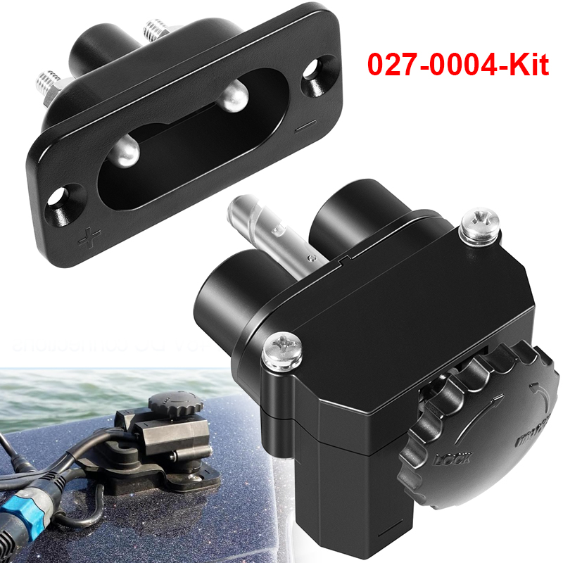 Diy Electronics For Home - ชุดเชื่อมต่อไฟฟ้ากระแสตรง 12-48V สำหรับเรือเดินทะเล รุ่น 027-0004, ปลั๊กมอเตอร์ทรอลลิ่งนอกเรือ