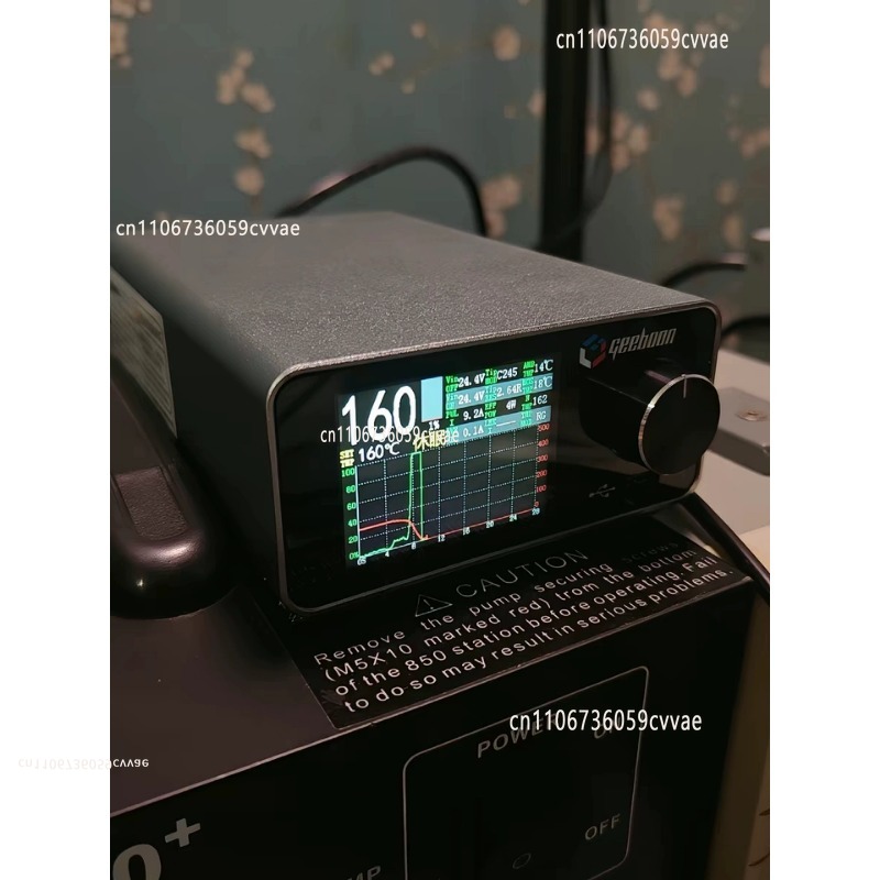 Diy Electronics For Home - ชุดสถานีบัดกรี TC22 240W พร้อมขาตั้งหัวแร้ง SDC02 ด้ามจับ