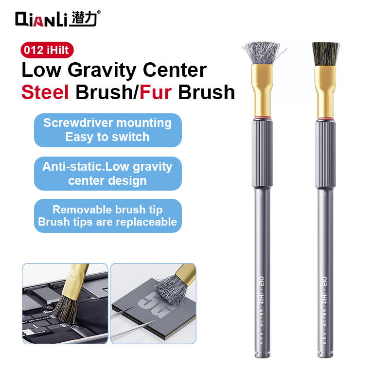 Ic Chip Puller - แปรงทำความสะอาด QIANLI 012 IHilt สำหรับเมนบอร์ดโทรศัพท์มือถือ ชิป