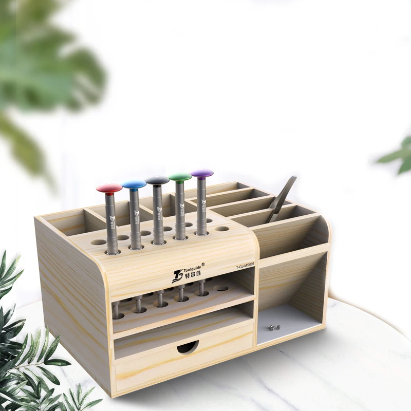 กล่องเก็บเครื่องมือไม้แหนบไขคว - Diy Electronics Repair Kit บทวิจารณ์และราคา