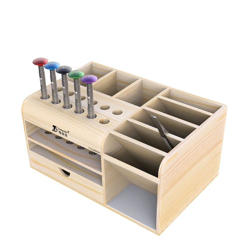 กล่องเก็บเครื่องมือไม้แหนบไขคว - Diy Electronics Repair Kit บทวิจารณ์และราคา