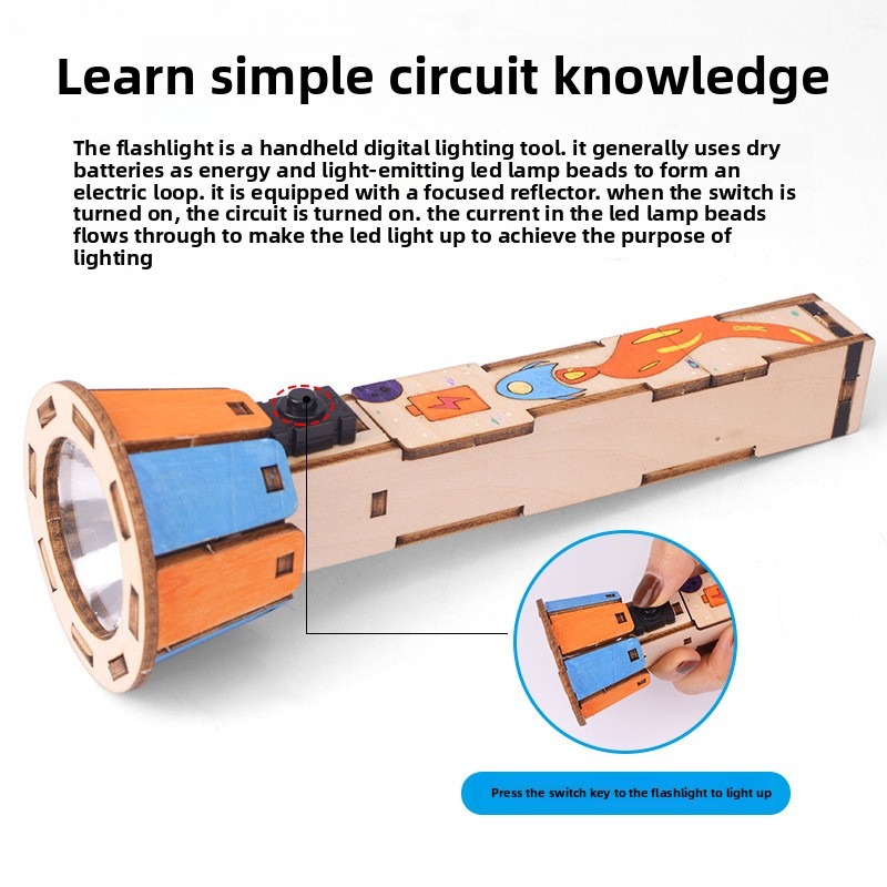 DIY ไม้ชุดไฟฉายการศึกษาฟิสิกส์ - Diy Electronics Projects For Kids บทวิจารณ์และราคา
