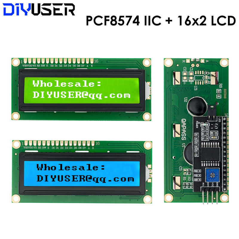 LCD1602 1602 โมดูลจอแอลซีดีสีฟ - I2C Lcd Display บทวิจารณ์และราคา