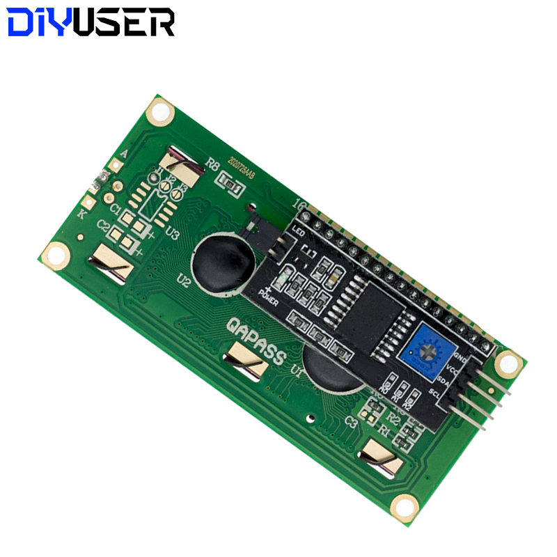 LCD1602 1602 โมดูลจอแอลซีดีสีฟ - I2C Lcd Display บทวิจารณ์และราคา