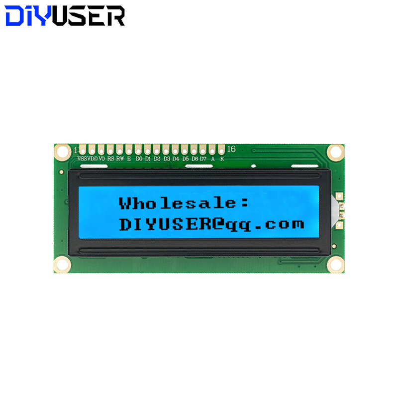 LCD1602 1602 โมดูลจอแอลซีดีสีฟ - I2C Lcd Display บทวิจารณ์และราคา