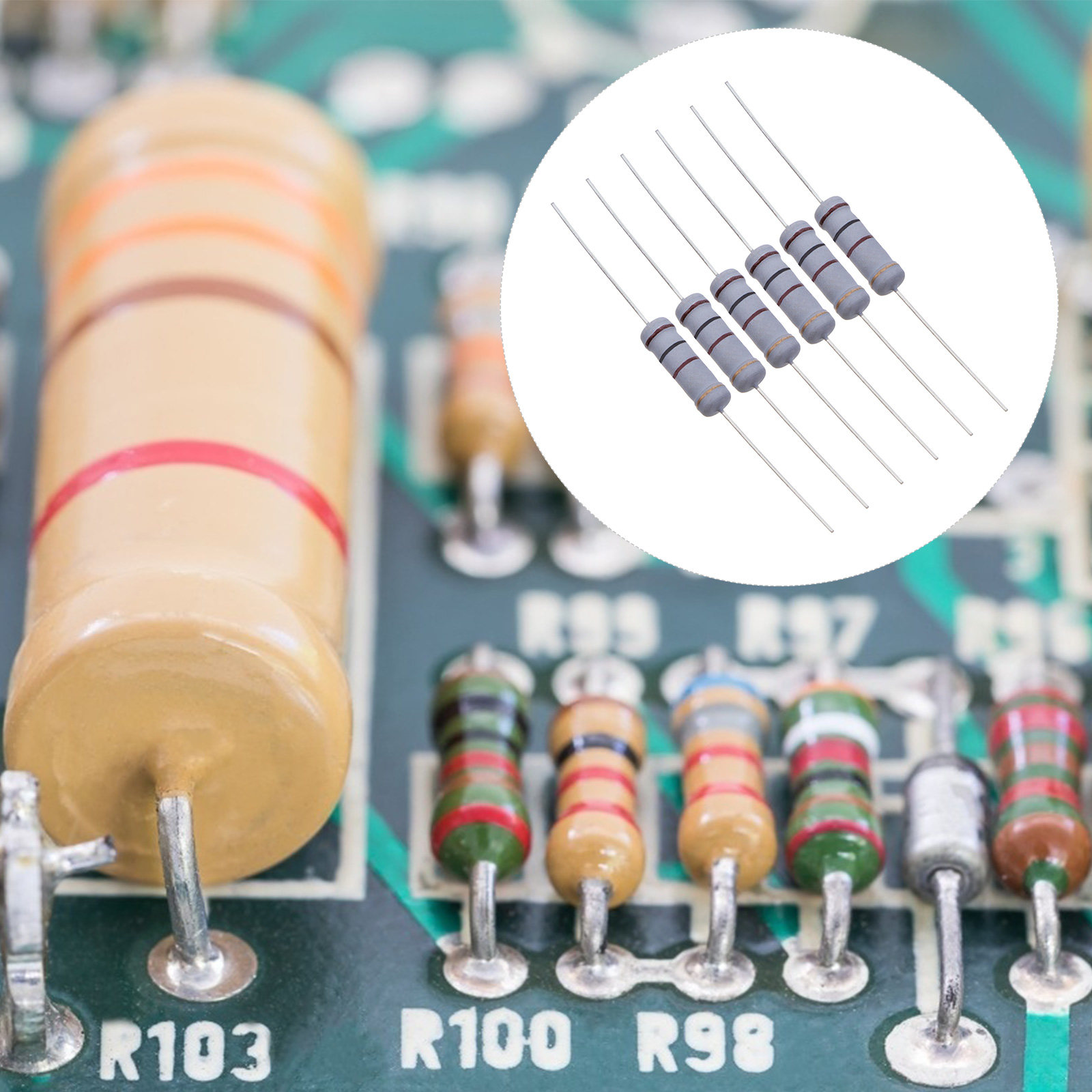ตัวต้านทานคาร์บอนฟิล์ม 100 โอห - Useful Diy Electronics Projects บทวิจารณ์และราคา
