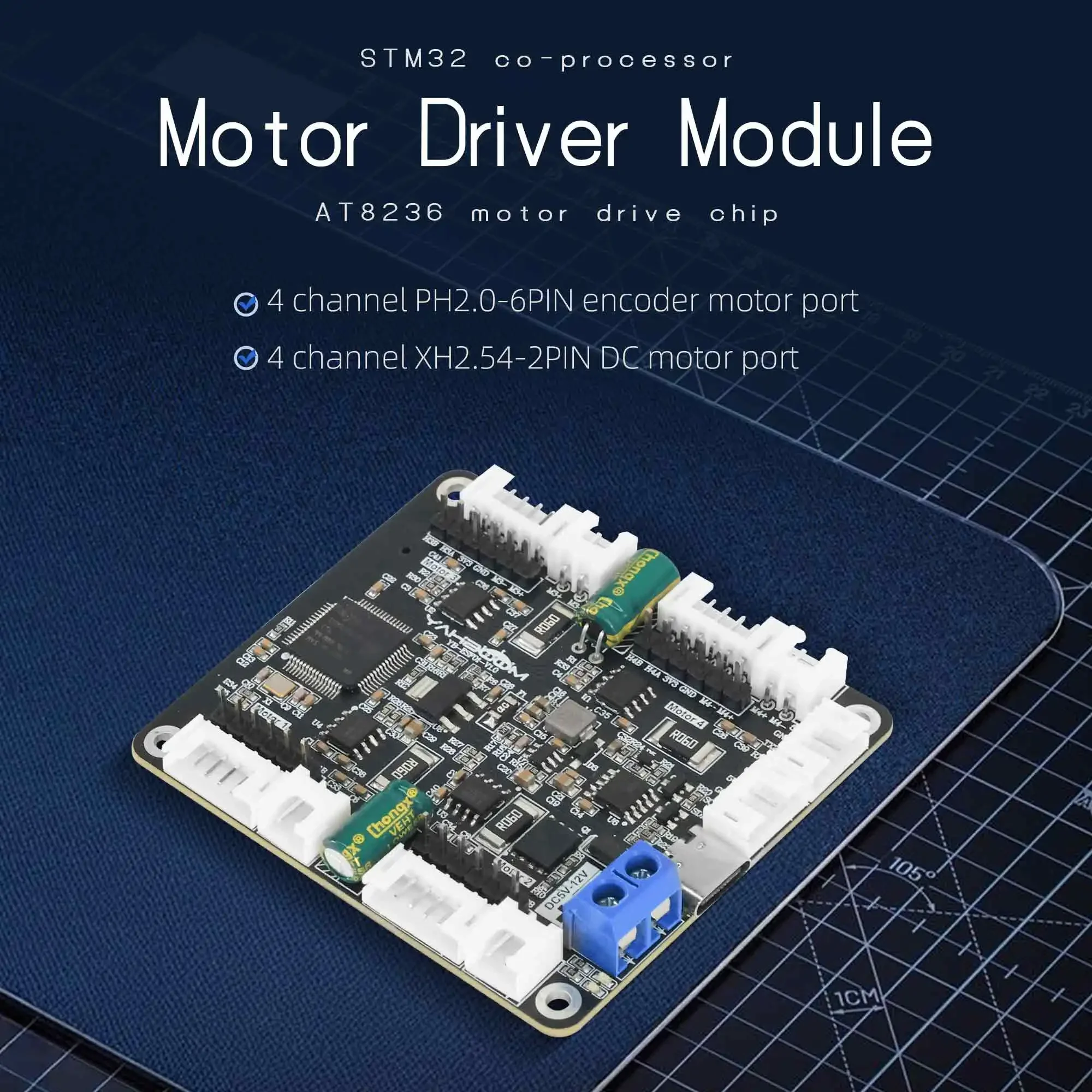 โมดูลควบคุมมอเตอร์ 4 ช่อง Yahb - Diy In Electronics บทวิจารณ์และราคา