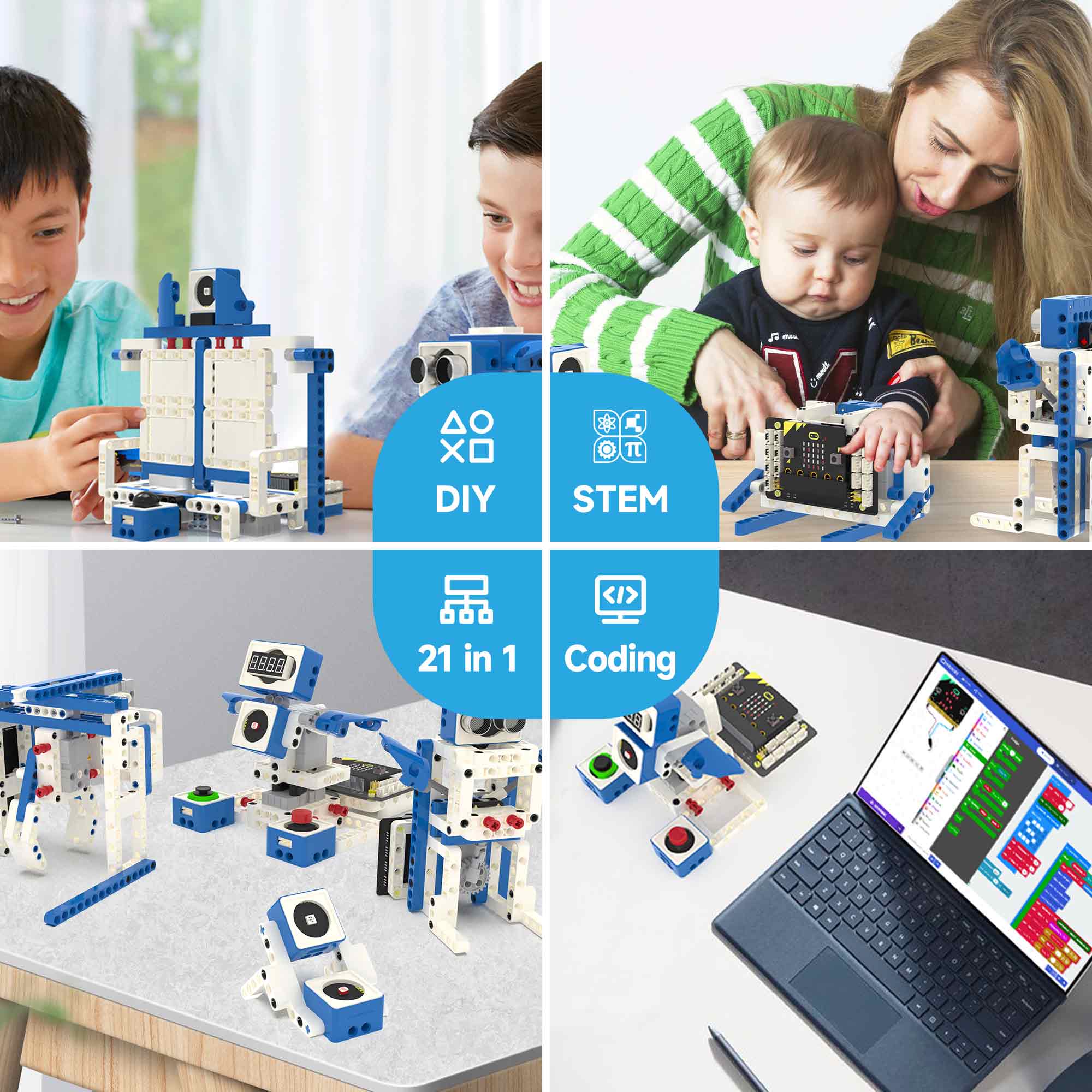 ชุดรถหุ่นยนต์อัจฉริยะ Microbit - Diy Electronics Projects For Kids บทวิจารณ์และราคา