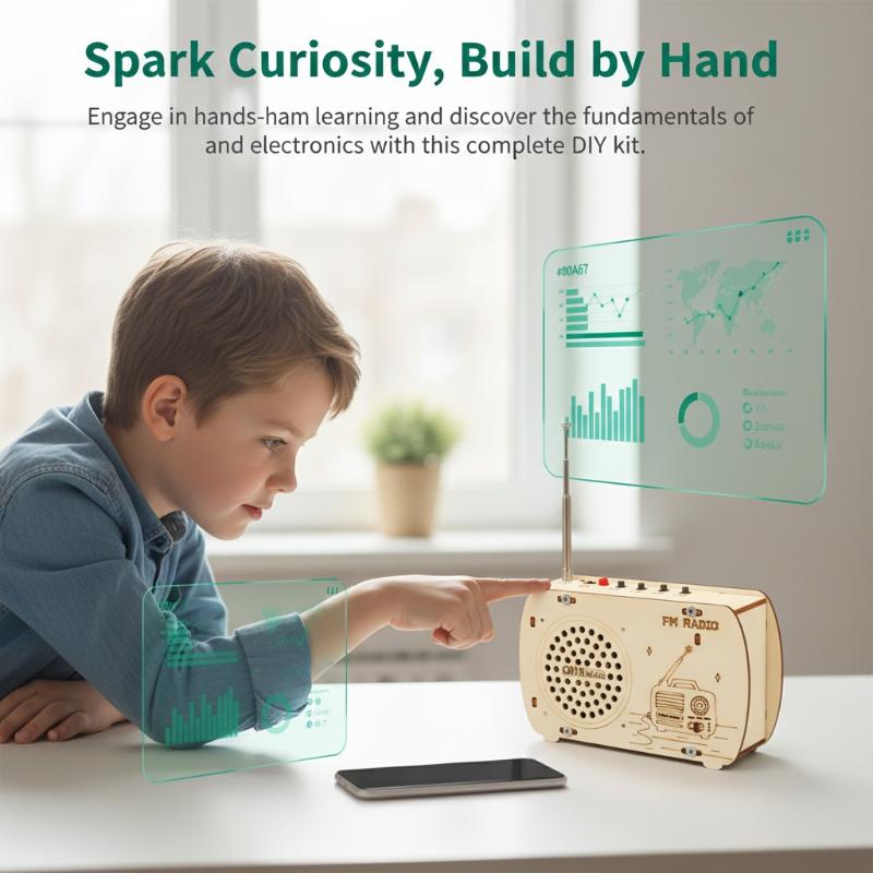 ชุดประกอบวิทยุ FM ไม้ DIY สไตล - Diy Electronics Projects For Kids บทวิจารณ์และราคา