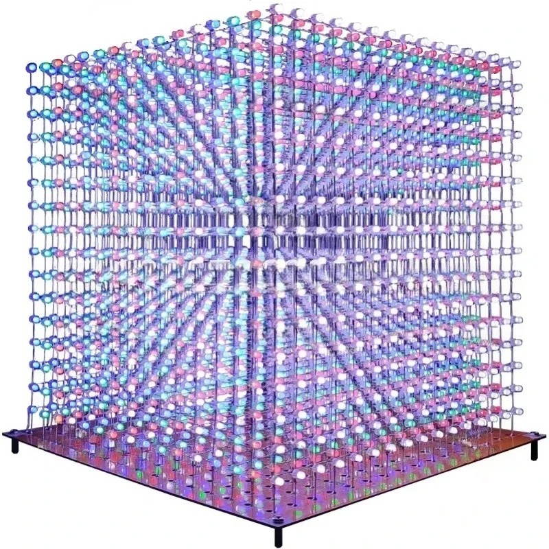 ชุดคิท 3D16mini Light Cube ขนา - Diy In Electronics บทวิจารณ์และราคา