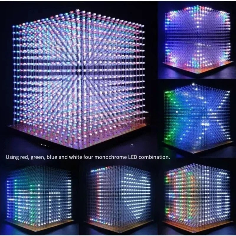 ชุดคิท 3D16mini Light Cube ขนา - Diy In Electronics บทวิจารณ์และราคา