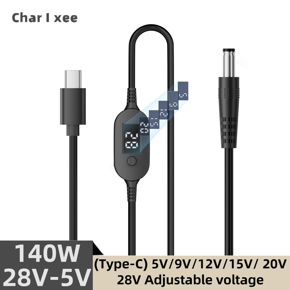 140W PD USB-C ถึง DC สายไฟหลาย - Dc Power Supply Variable บทวิจารณ์และราคา