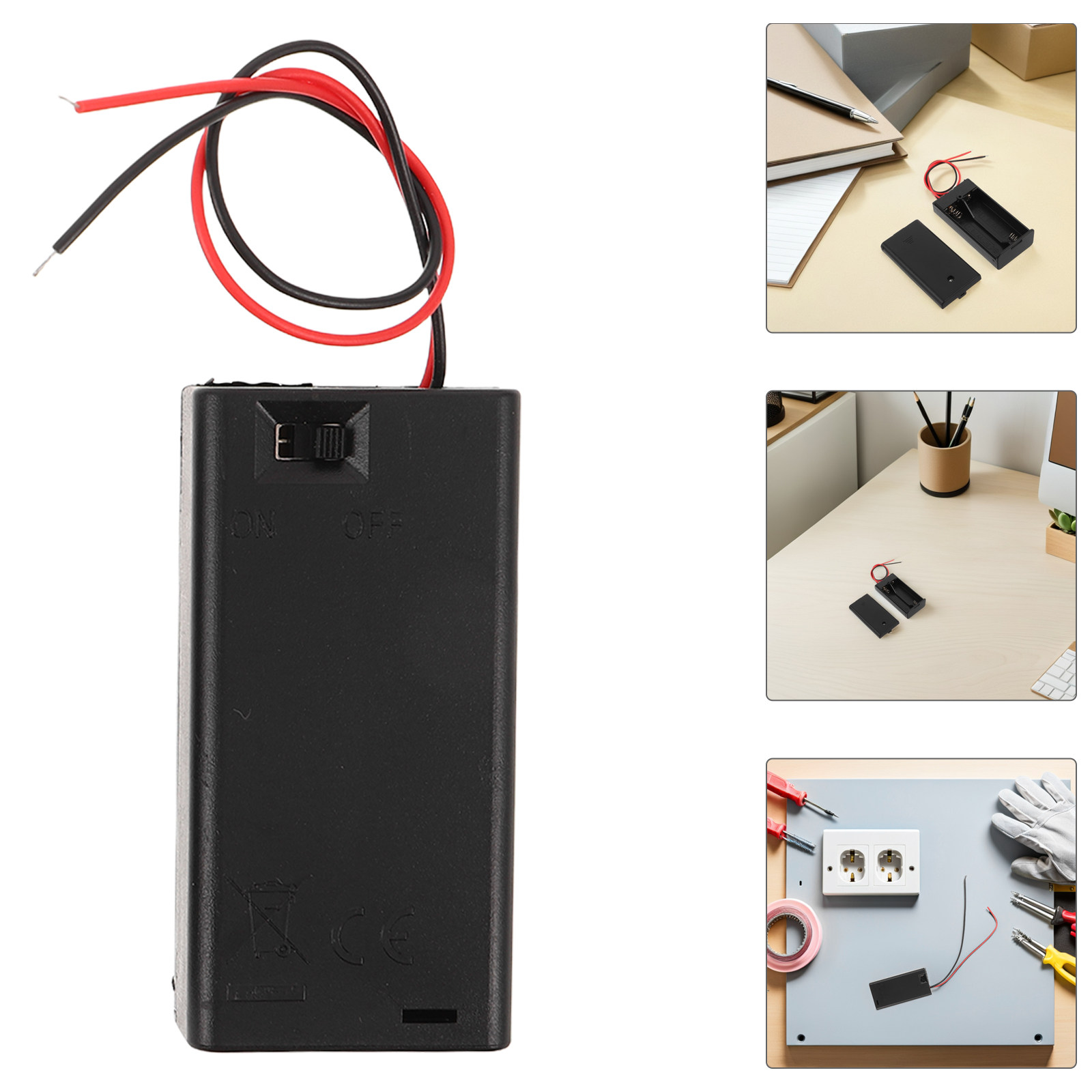 กล่องใส่แบตเตอรี่ AA แบบมีสาย  - Useful Diy Electronics Projects บทวิจารณ์และราคา