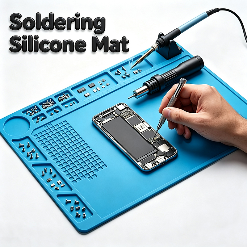 แผ่นซิลิโคนสำหรับซ่อมแซม แผ่นร - Diy Soldering Station No Electronics บทวิจารณ์และราคา