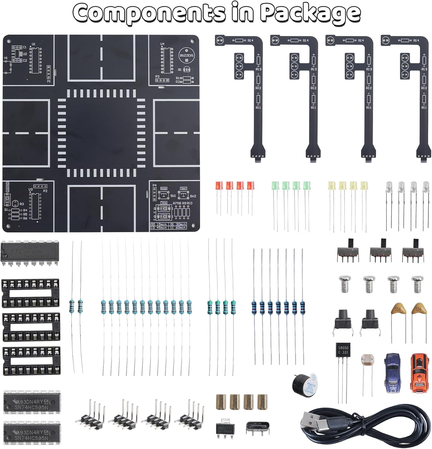 ชุดจำลองไฟสัญญาณจราจรแบบ LED พ - Diy Electronics Projects For Adults บทวิจารณ์และราคา