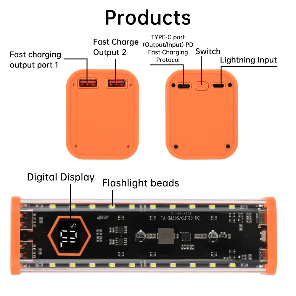 8*21700 กล่องใส่แบตเตอรี่ 22.5 - Diy Electronics Hobby บทวิจารณ์และราคา