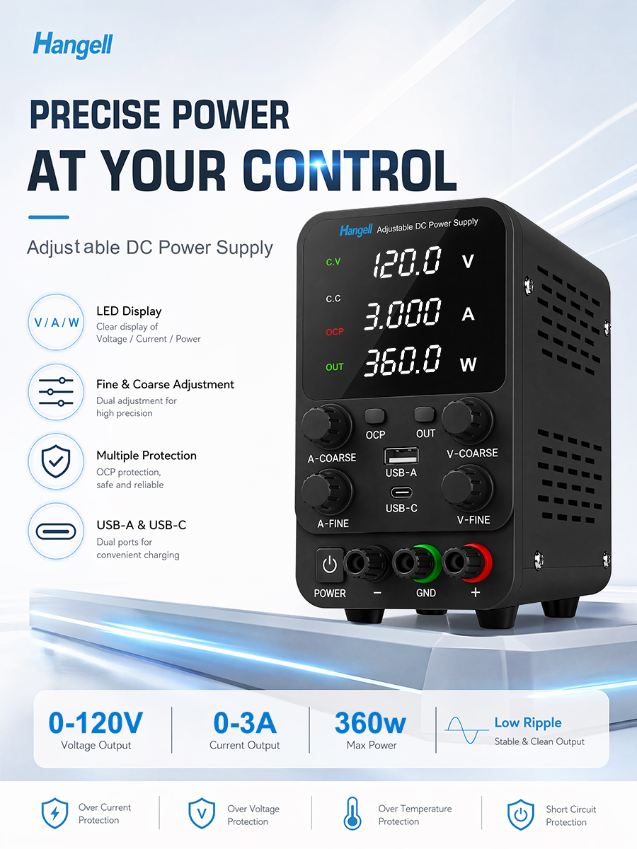 แหล่งจ่ายไฟ DC สำหรับห้องปฏิบั - Dc Power Supply Variable บทวิจารณ์และราคา