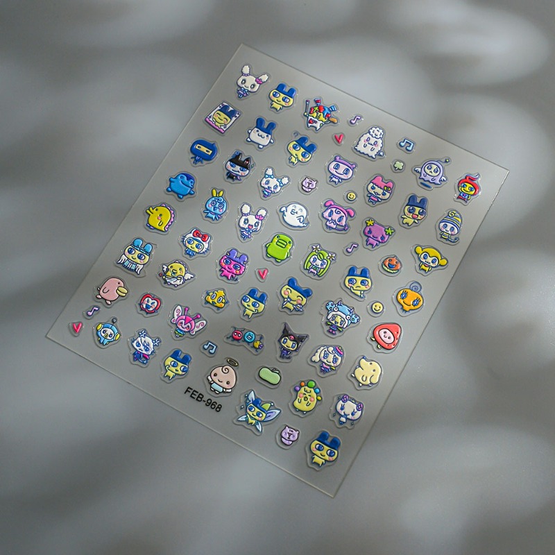 สติกเกอร์ติดเล็บ 3 มิติ ลายการ - Diy Electronics Components บทวิจารณ์และราคา