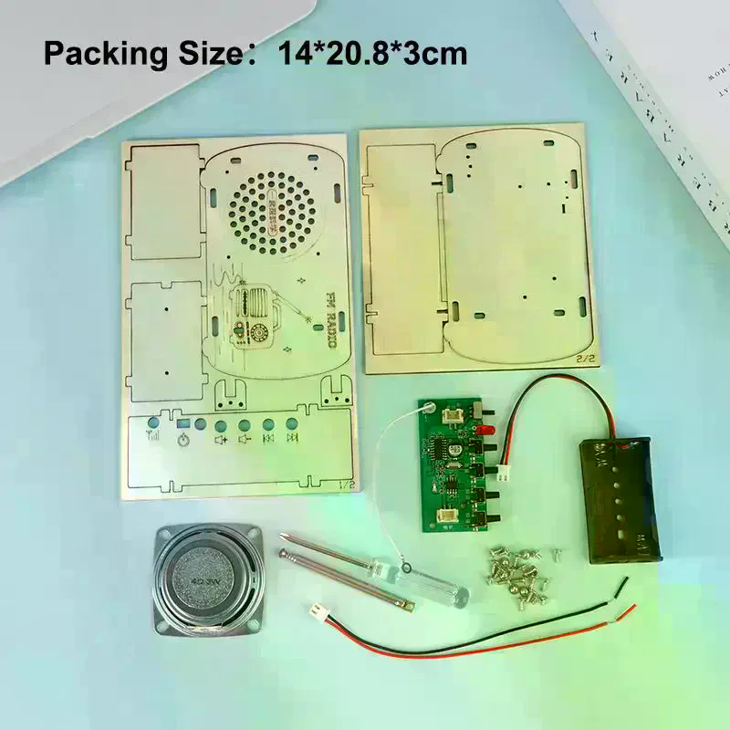 ชุดประกอบวิทยุ FM ไม้ DIY สไตล - Diy Electronics Projects For Kids บทวิจารณ์และราคา