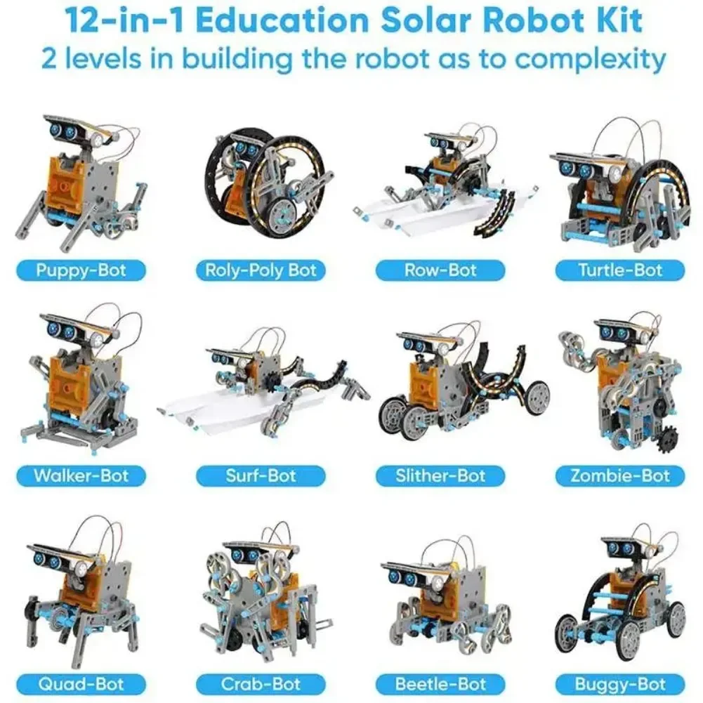 13 in 1 พลังงานแสงอาทิตย์หุ่นย - Diy Electronics Components บทวิจารณ์และราคา