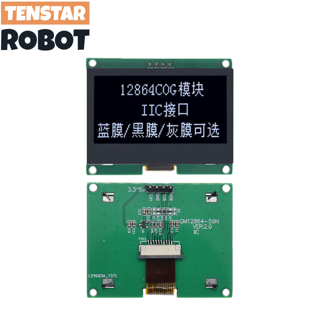 TENSTAR 12864-59N IIC 4P LCD โ - I2C Lcd Display บทวิจารณ์และราคา