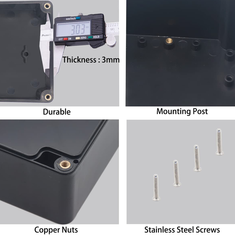 กล่องกันน้ําพลาสติก ABS ไฟฟ้าก - Diy Electronics Projects บทวิจารณ์และราคา